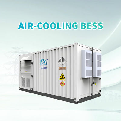 गुणवत्ता KonJa एयर कूलिंग 20FT 768VDC 1.29MWh डीप साइकल बैटरी ऊर्जा भंडारण प्रणाली 400VAC कंटेनर बैटरी फैक्टरी